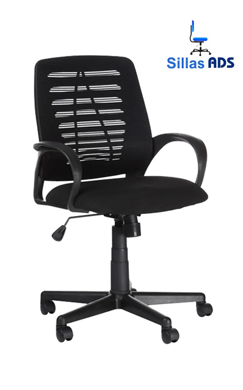 Silla Ejecutiva Aries Tapiz Negro, foto 1